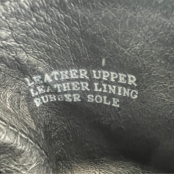 J.Crew vintage black leather lace-up boots size 8 - Picture 8 of 8